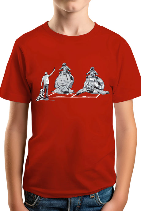 T-Shirt Garçon La Course d'escargots