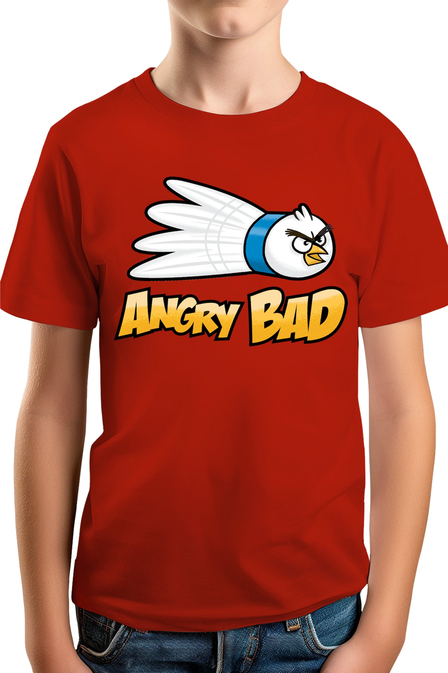 T-Shirt Garçon Angry Bad, tout détruire