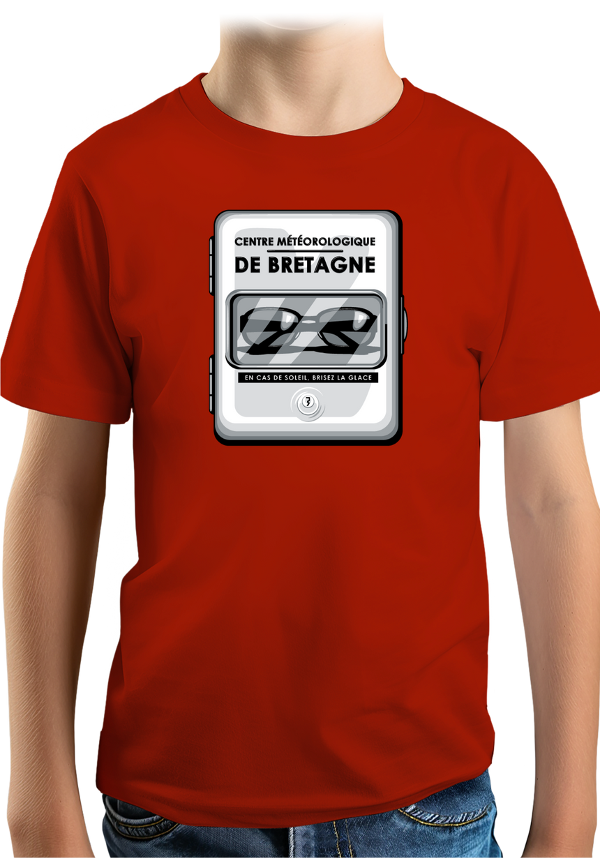T-Shirt Garçon Lunette de soleil Bretonne