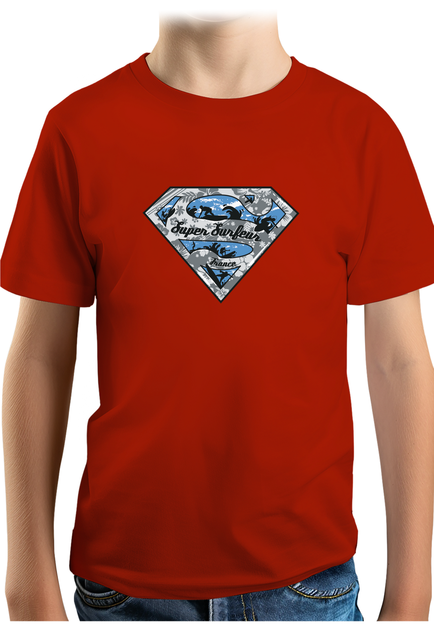 T-Shirt Garçon super surfeur