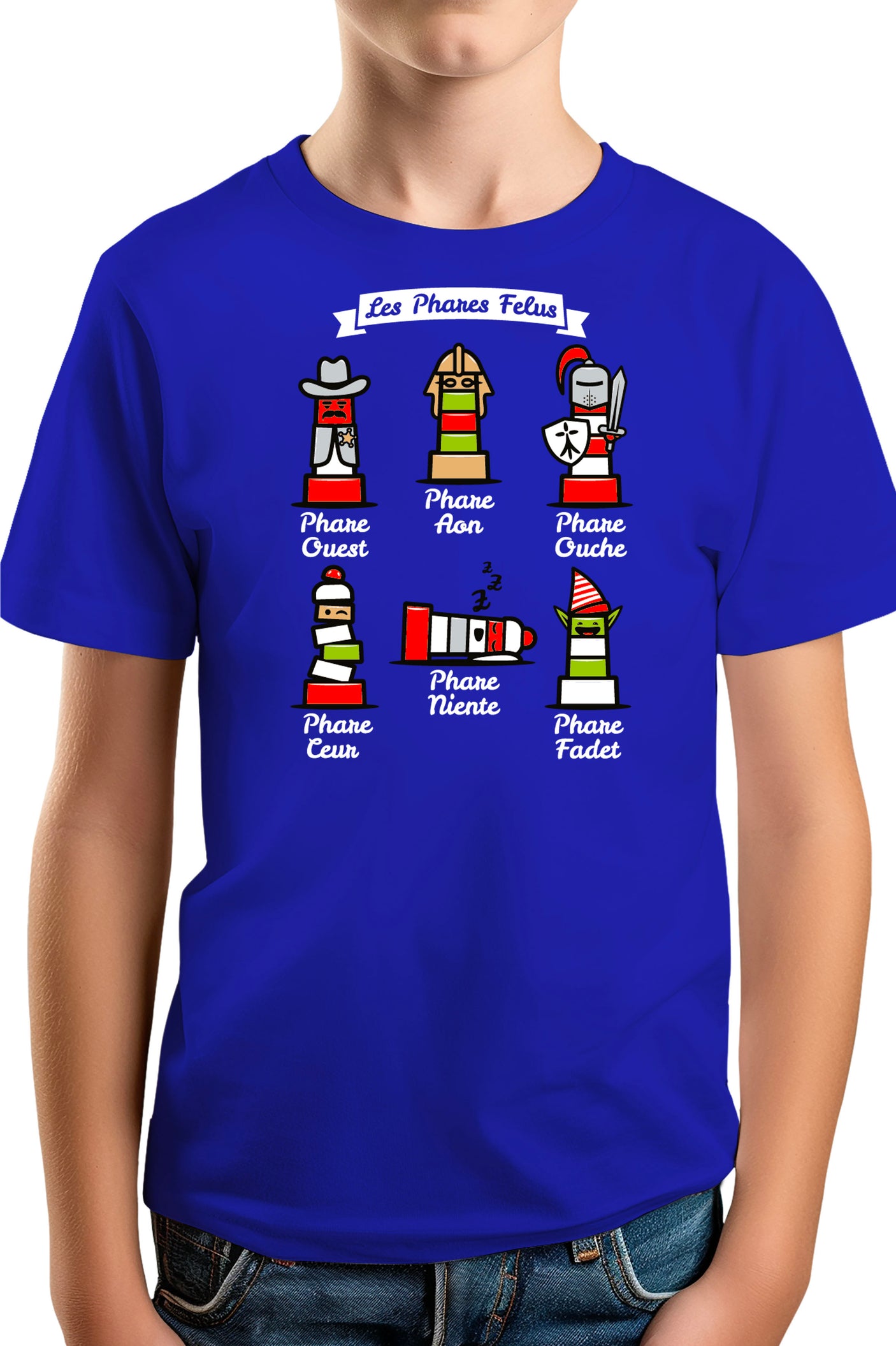 T-Shirt Garçon Les 06 phares felus