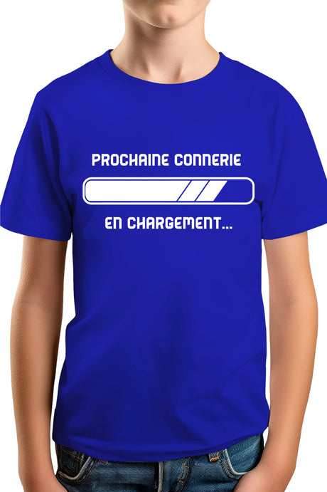 T-Shirt Garçon Prochaine connerie en chargement