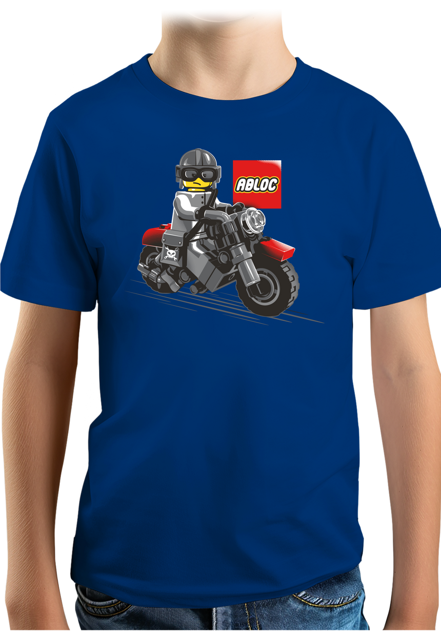 T-Shirt Garçon Moto de construction ABLOC