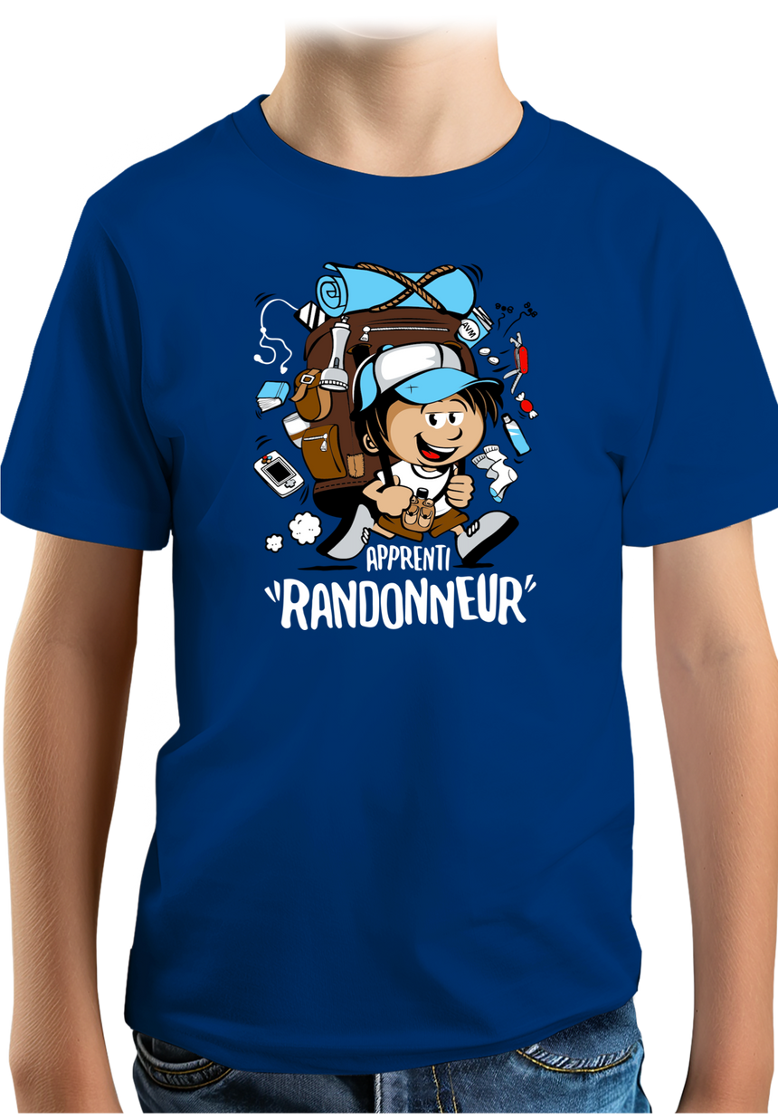 T-Shirt Garçon Petit randonneur en trail