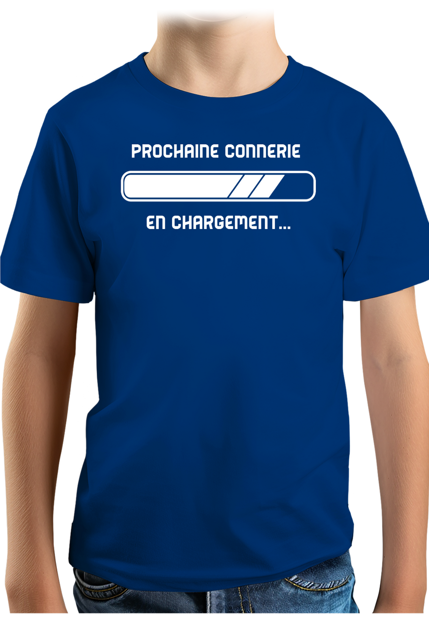 T-Shirt Garçon Prochaine connerie en chargement