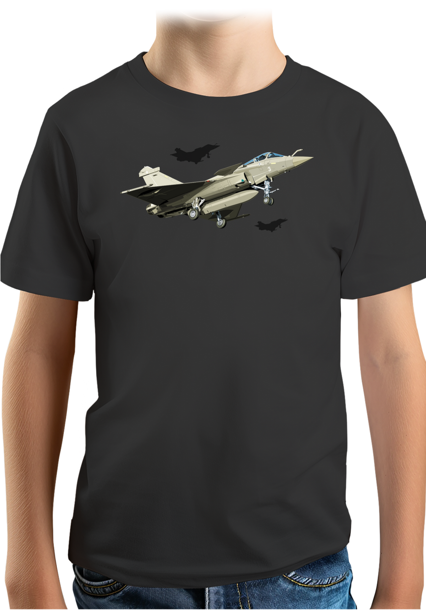 T-Shirt Garçon L'avion de chasse français