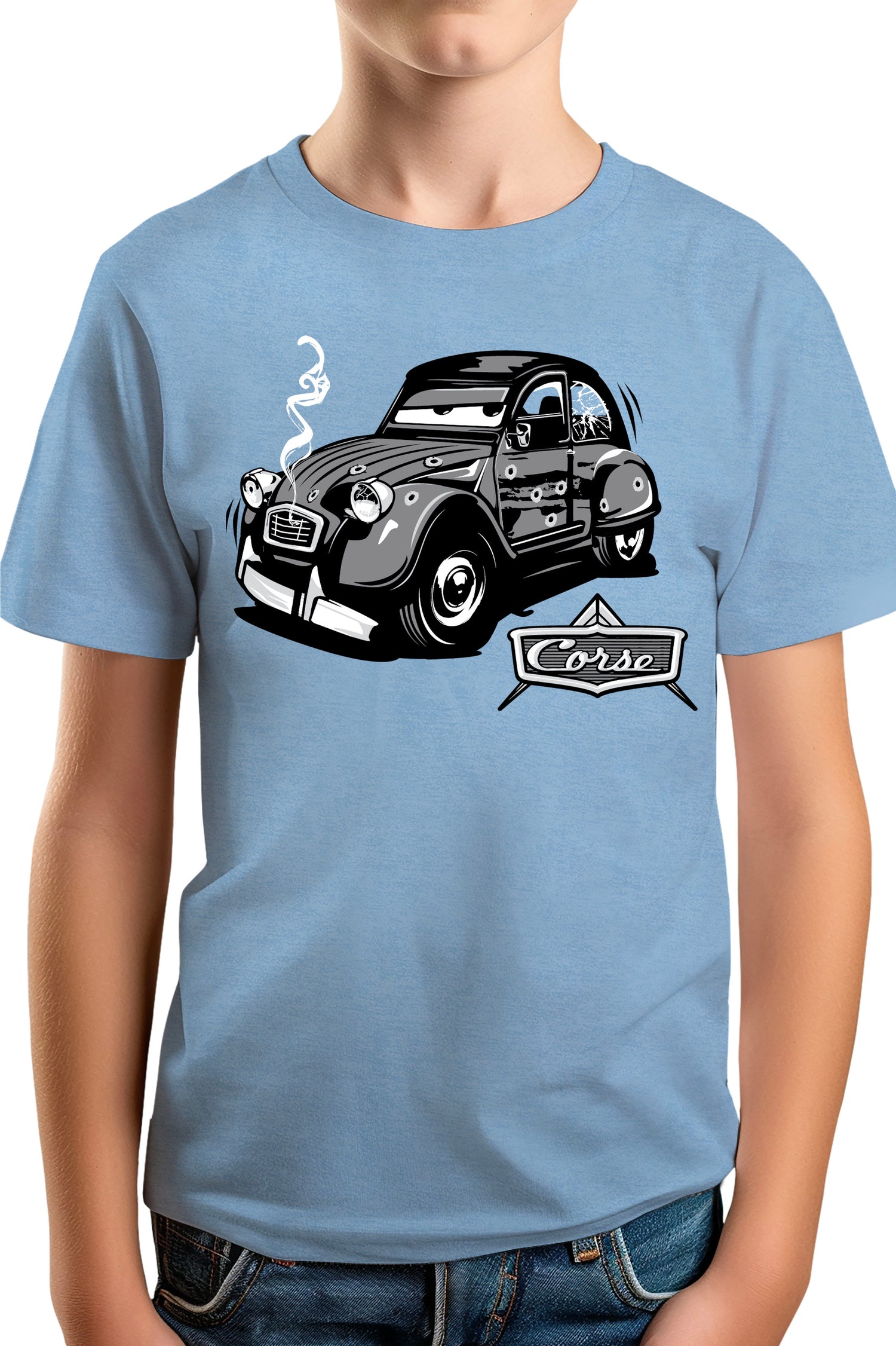 T-Shirt Garçon Deuch dessin animé made in Corse