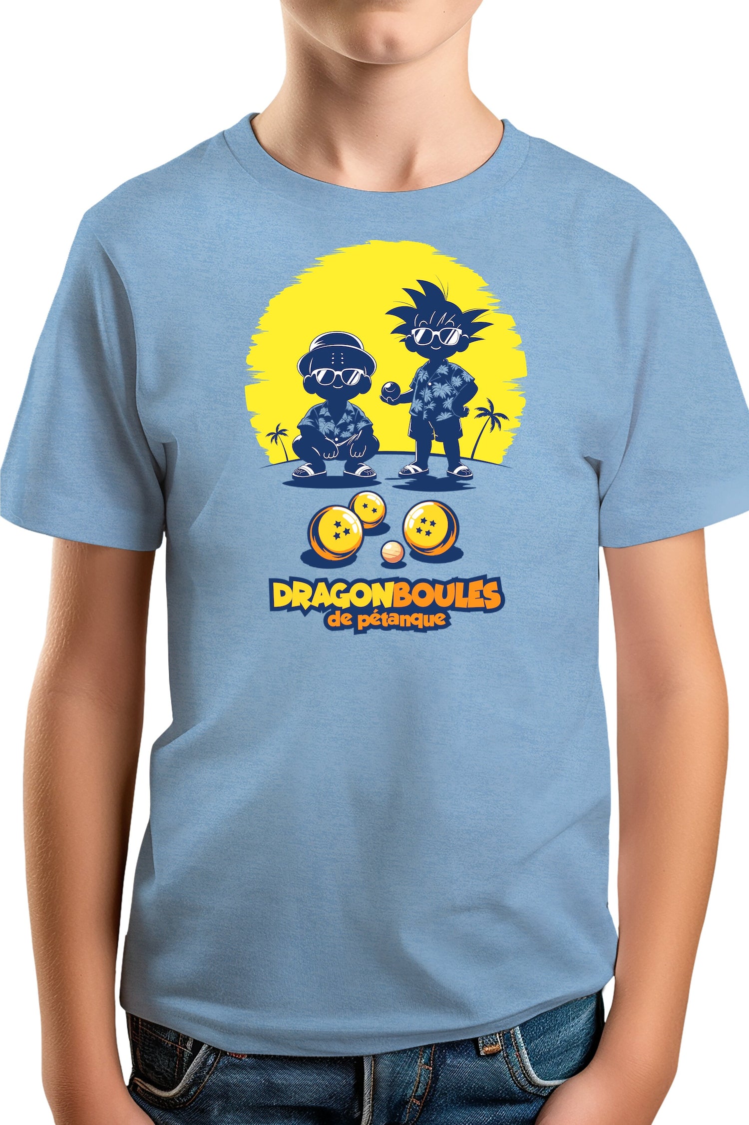 T-Shirt Garçon Joueurs de pétanque