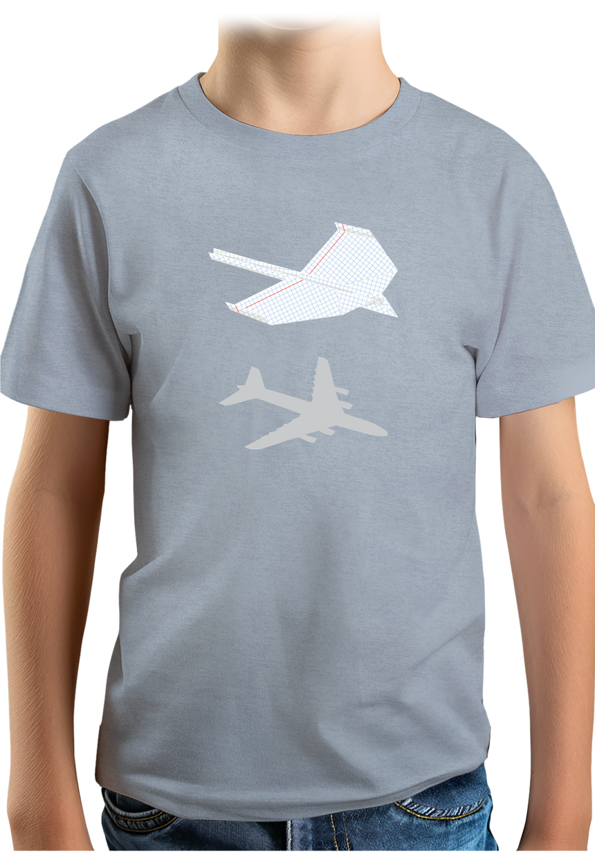 T-Shirt Garçon L'avion en papier