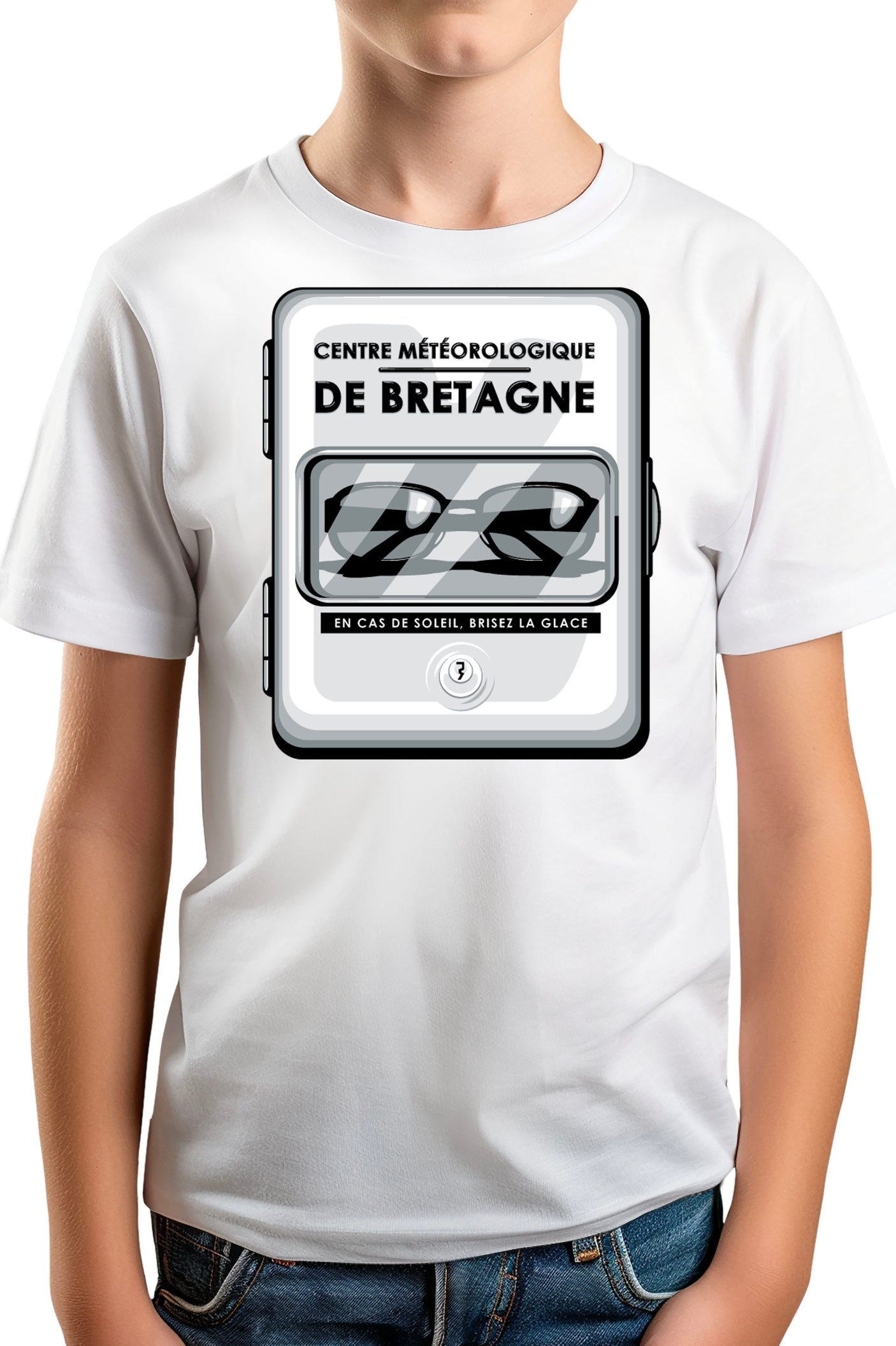 T-Shirt Garçon Sun Glass Bretagne Lunette