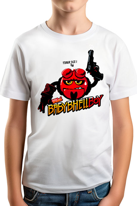 T-Shirt Garçon Baby Hell boy fromage à déguster
