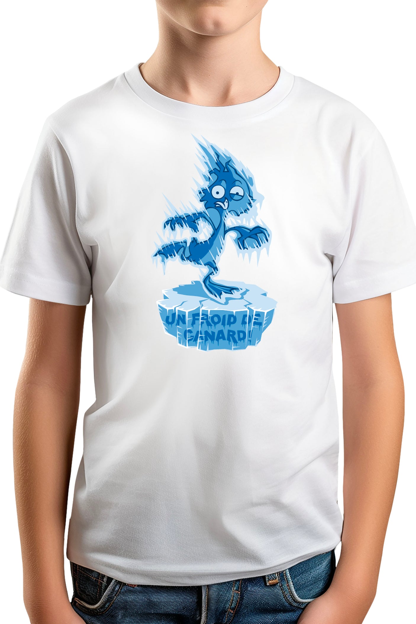 T-Shirt Garçon Froid de Canard