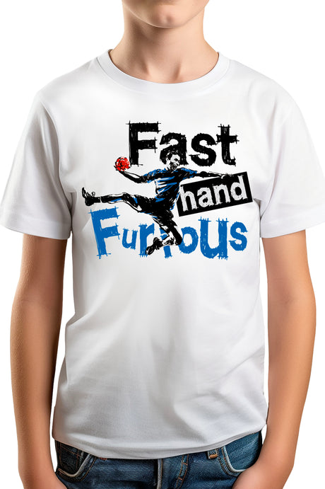 T-Shirt Garçon Hand Ball Fast Hand Furious