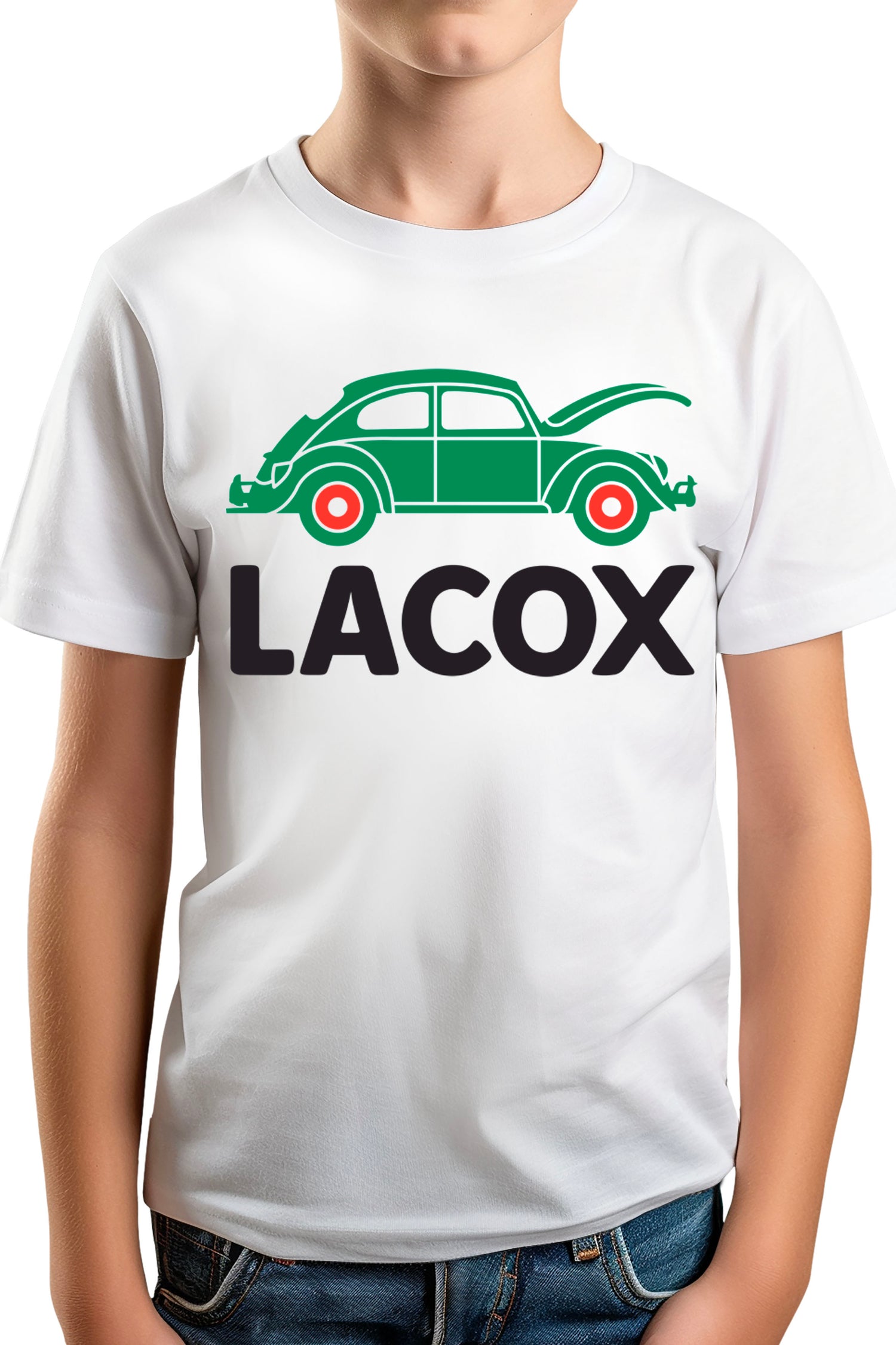 T-Shirt Garçon La Coccinelle façon crocodile