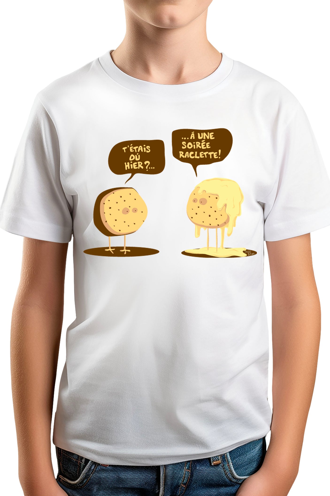 T-Shirt Garçon Raclette party
