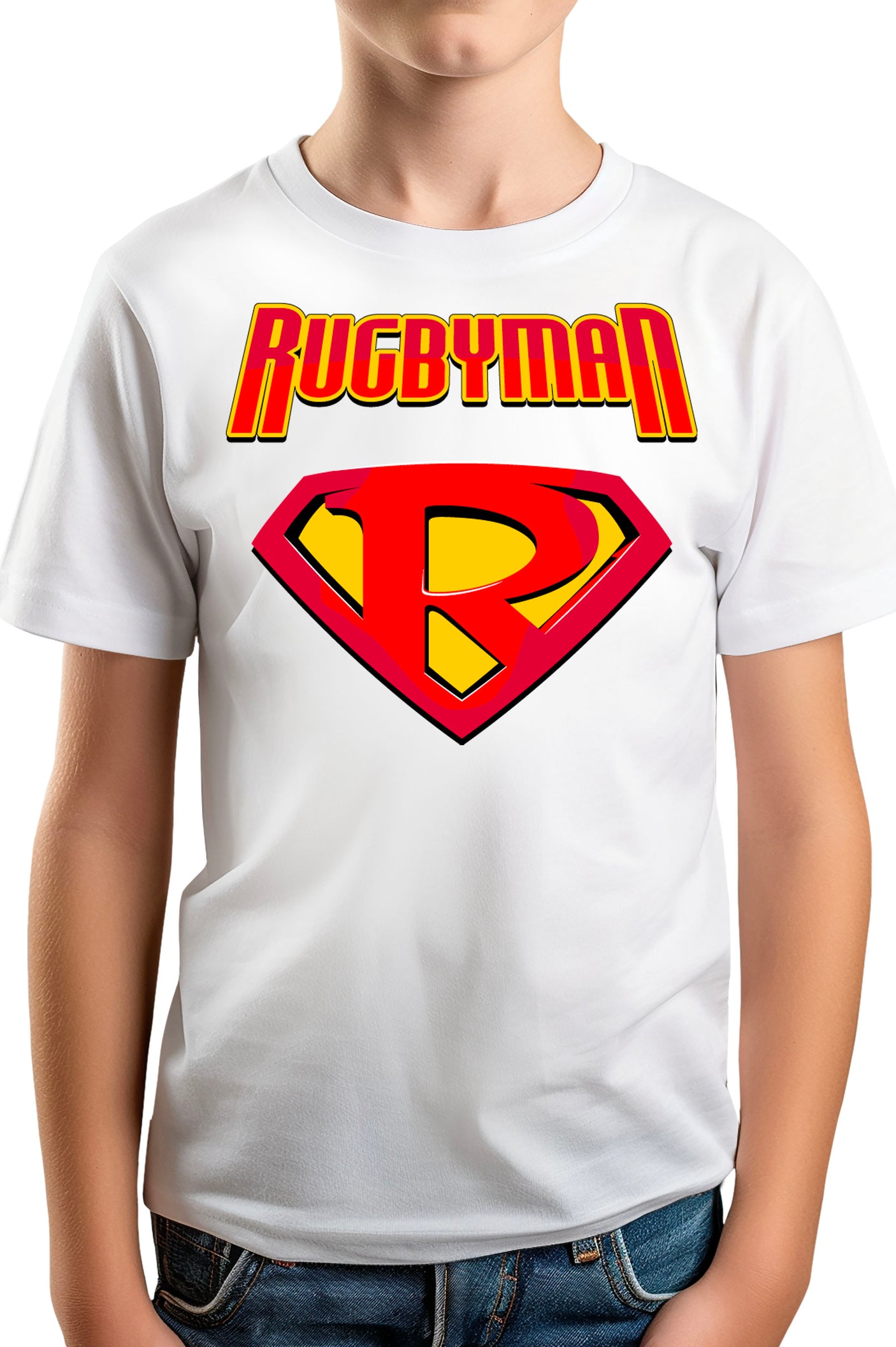 T-Shirt Garçon Rugbyman