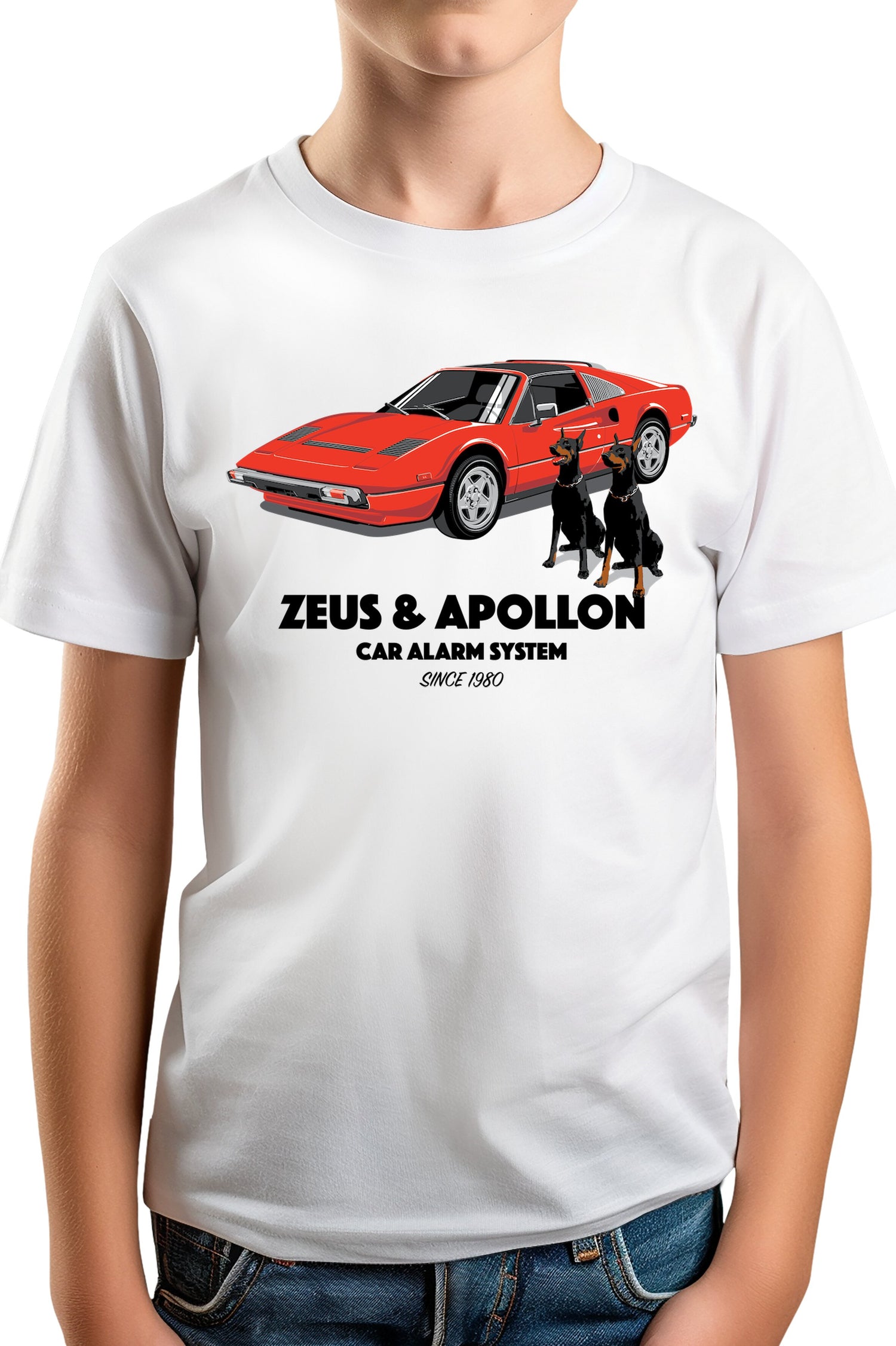 T-Shirt Garçon Zeus et Apollon Alarm depuis 1980