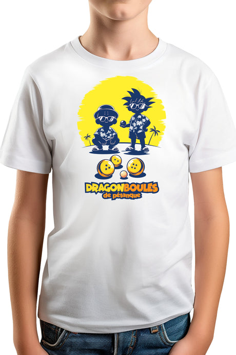 T-Shirt Garçon Joueurs de pétanque