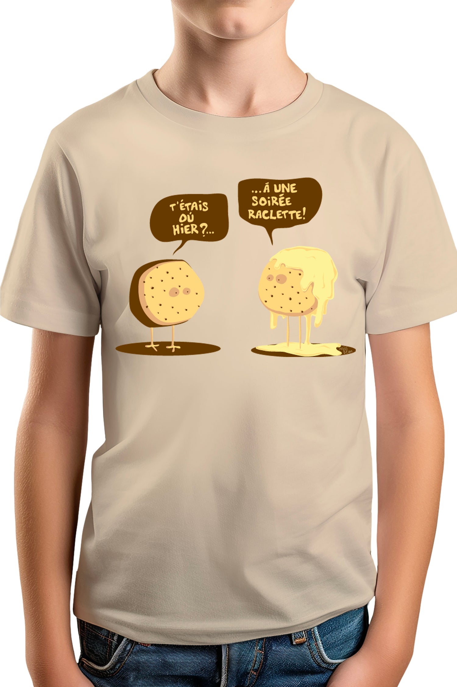 T-Shirt Garçon Raclette party