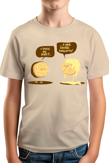 T-Shirt Garçon Raclette party
