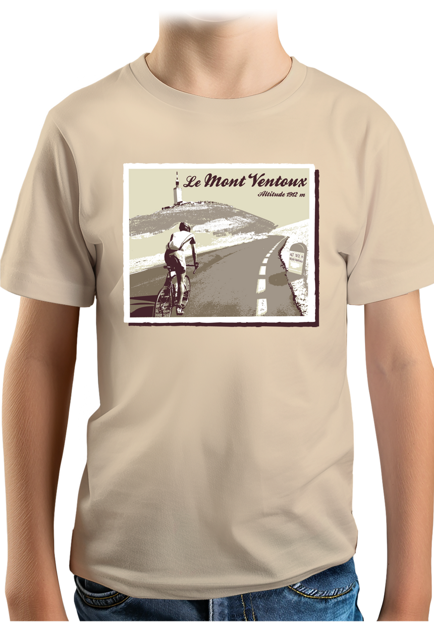 T-Shirt Garçon Le Mont Ventoux en vélo