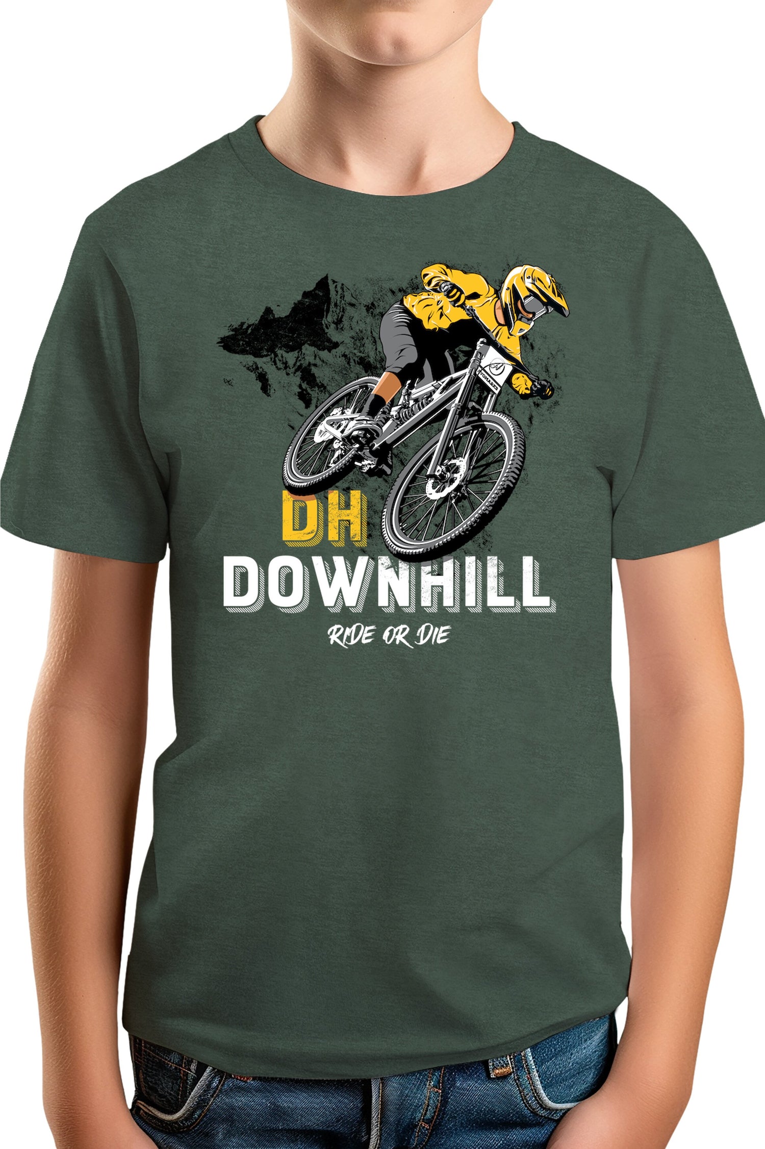 T-Shirt Garçon Vélo mountain bike