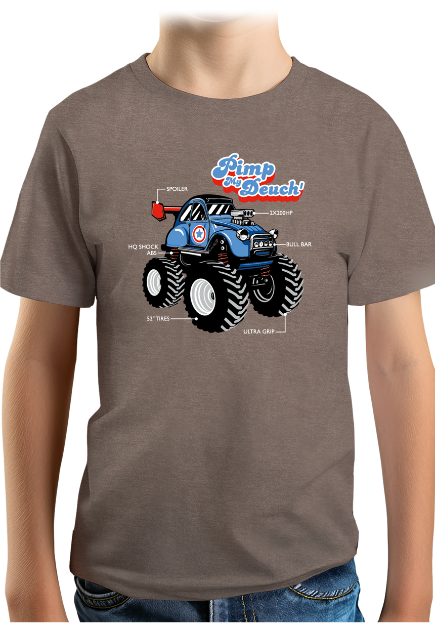 T-Shirt Garçon Voiture Monster 2CV
