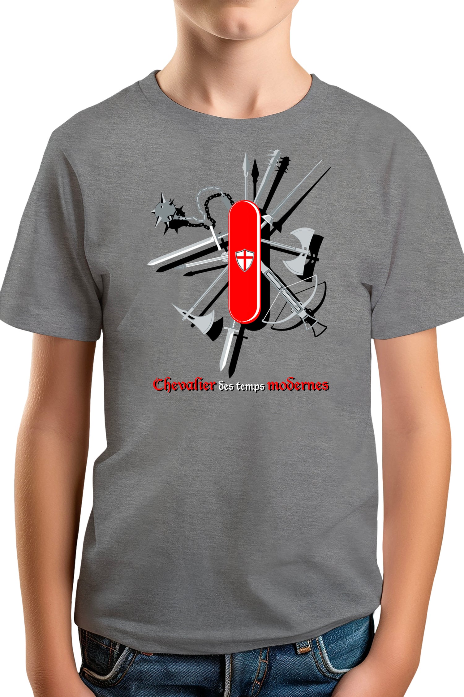 T-Shirt Garçon Chevalier des temps modernes