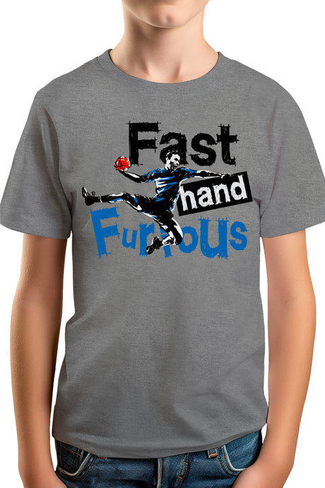 T-Shirt Garçon Hand Ball Fast Hand Furious