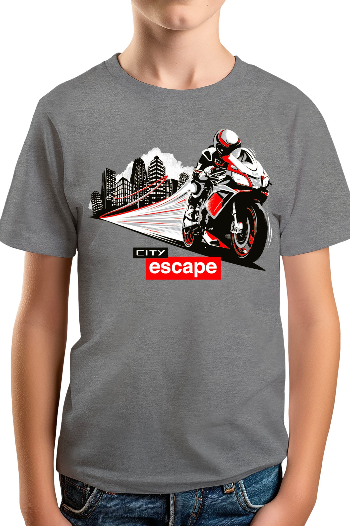 T-Shirt Garçon Milan city escape