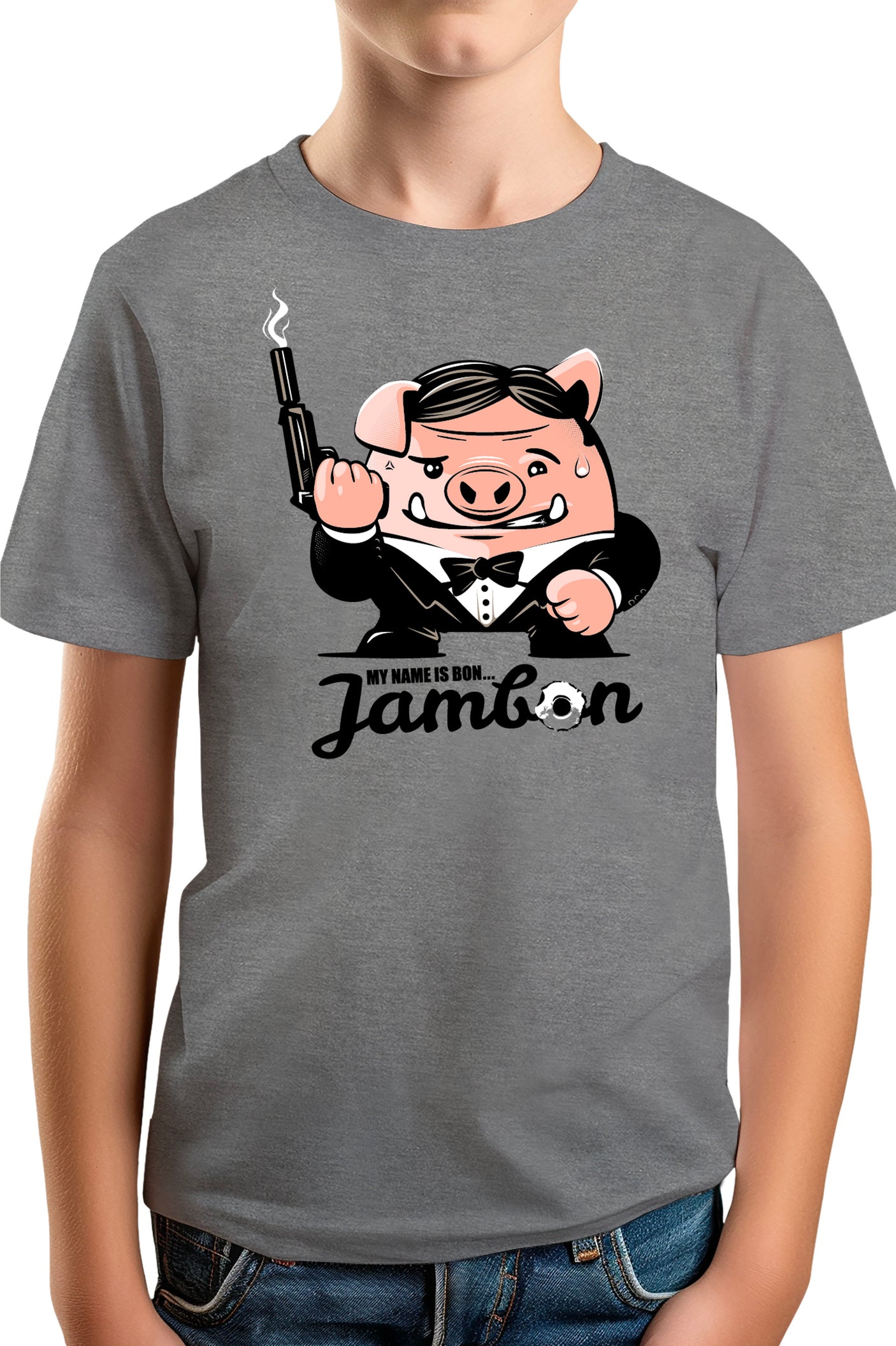 T-Shirt Garçon My name is Jambon