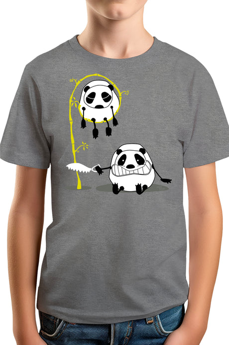 T-Shirt Garçon Panda et bambou