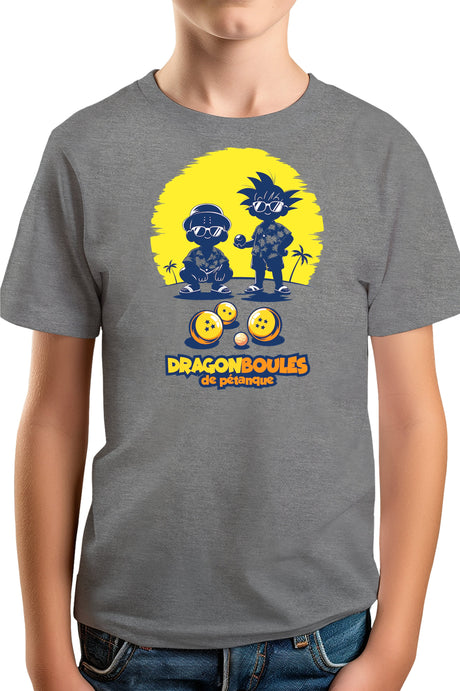 T-Shirt Garçon Joueurs de pétanque