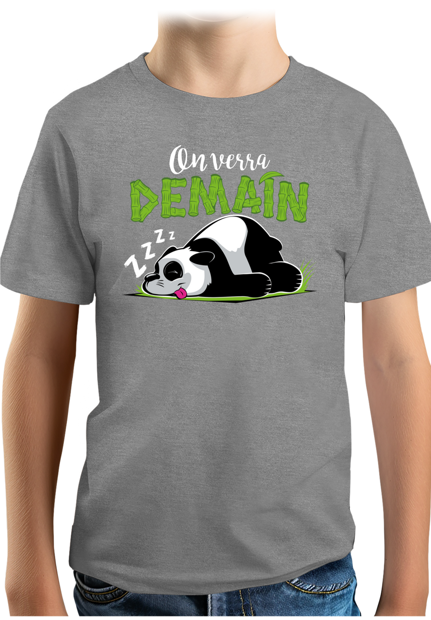 T-Shirt Garçon On verra demain