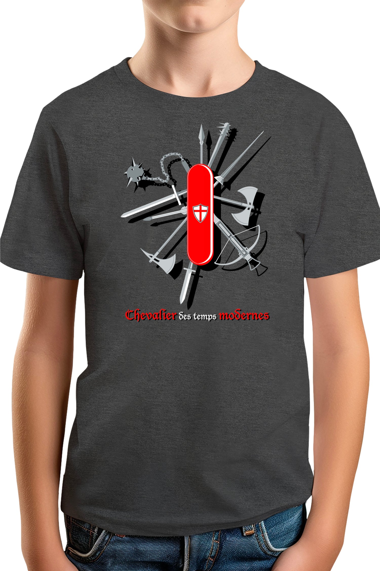 T-Shirt Garçon Chevalier des temps modernes