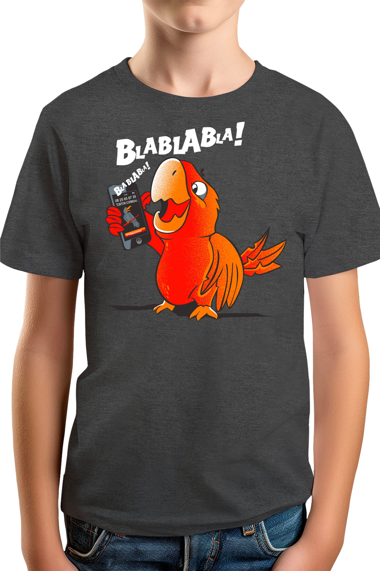 T-Shirt Garçon Blablabla le Perroquet