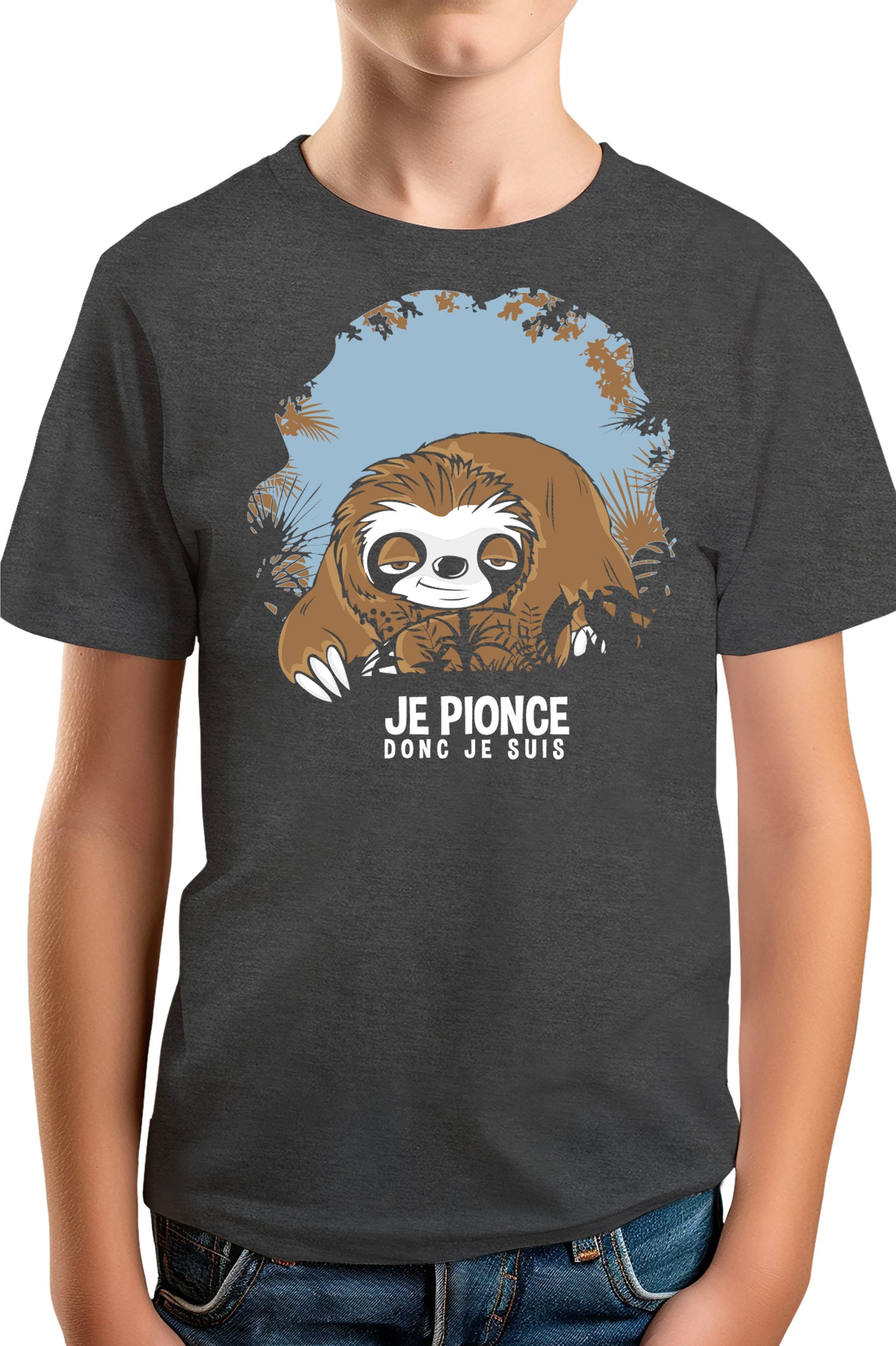 T-Shirt Garçon Je pionce donc je suis