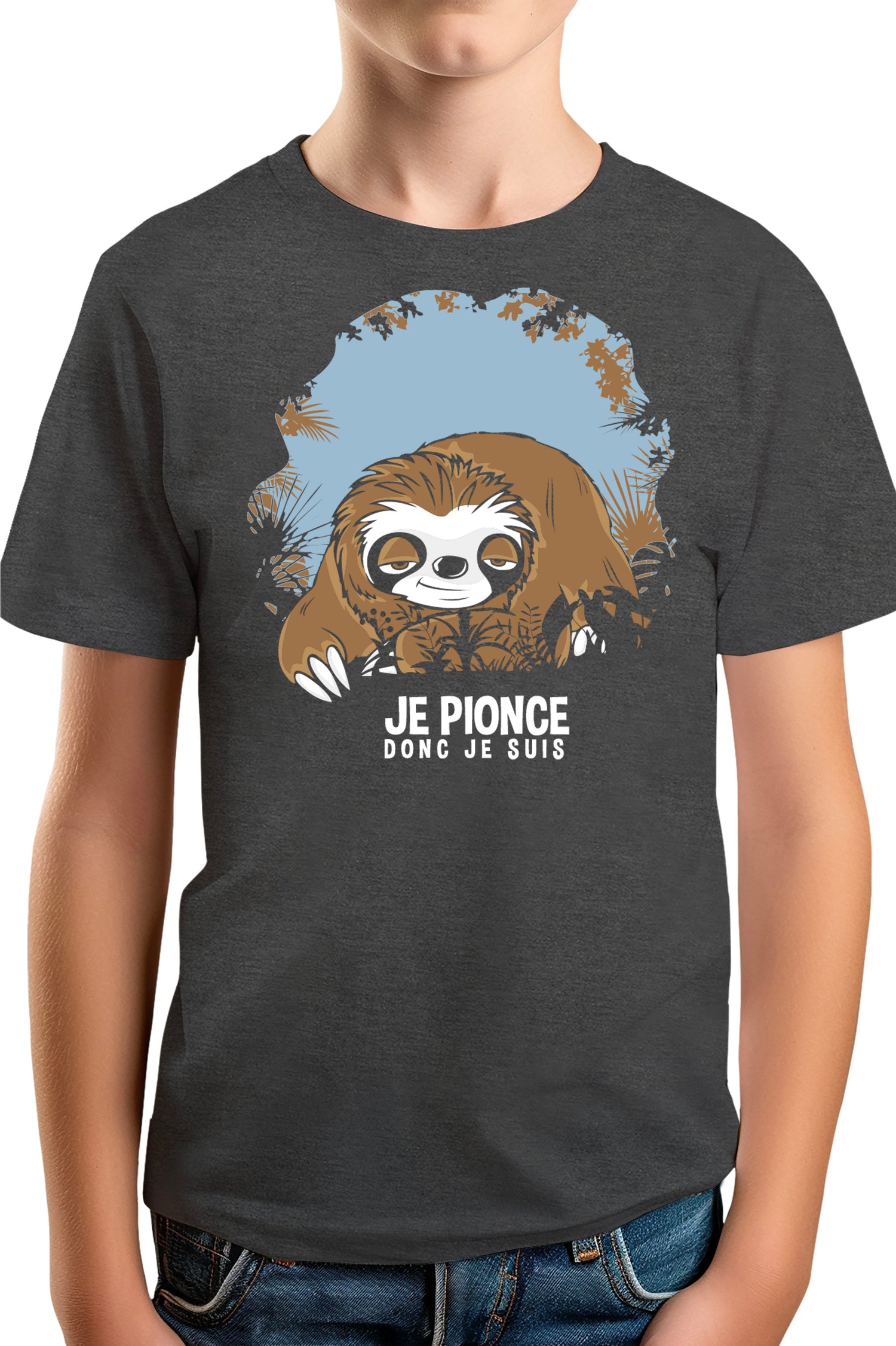 T-Shirt Garçon Je pionce donc je suis