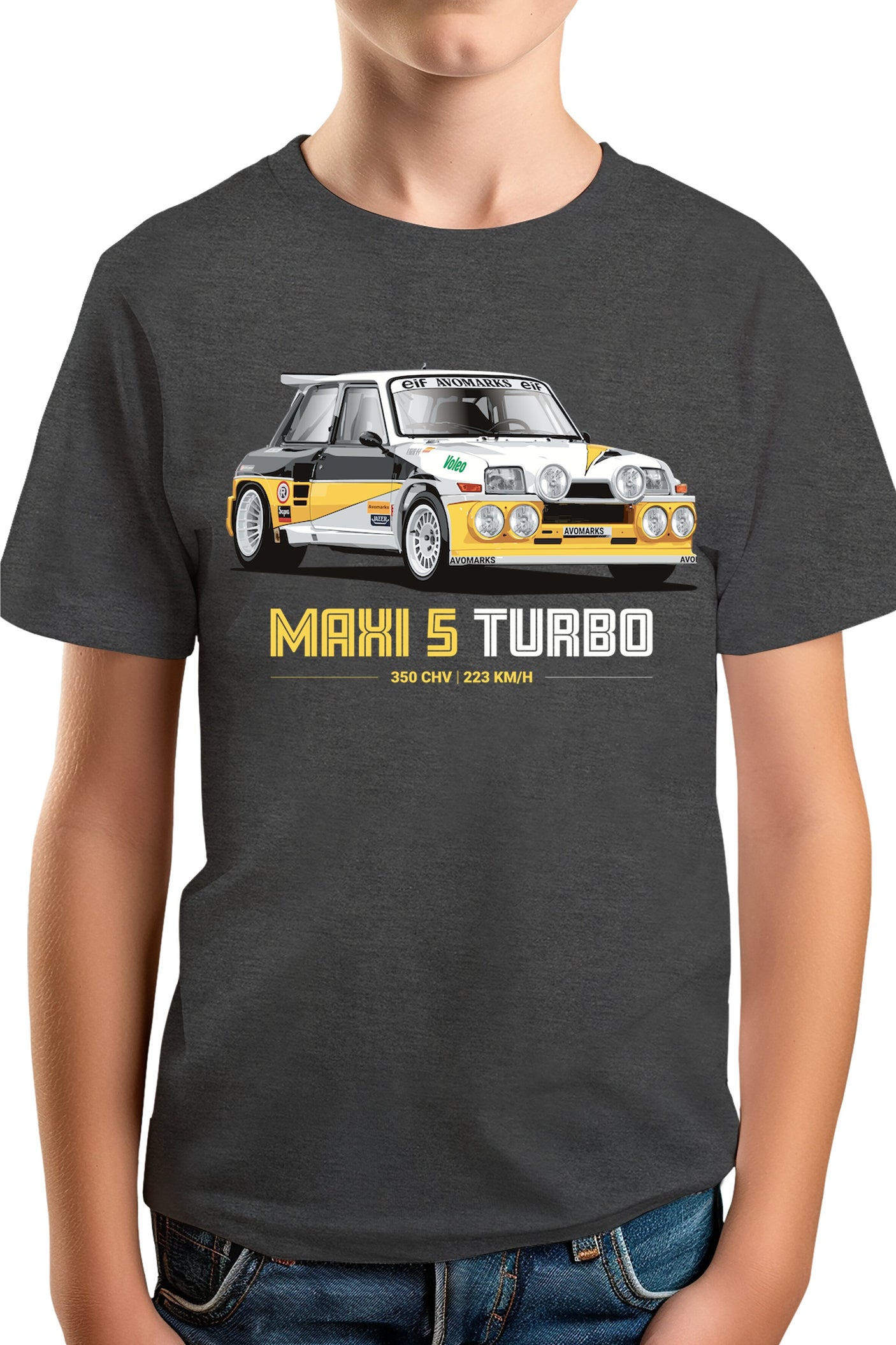 T-Shirt Garçon Maxi 5 Turbo