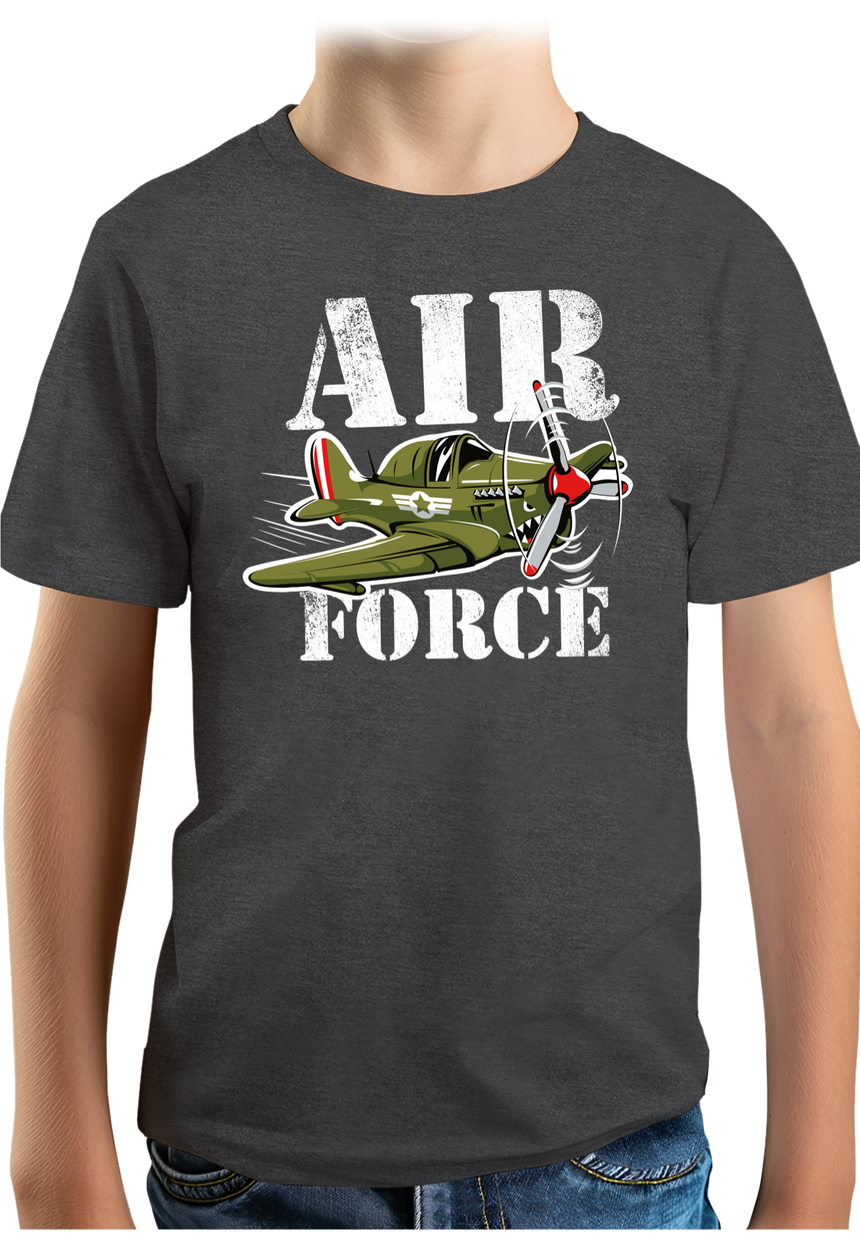 T-Shirt Garçon Avion militaire air force