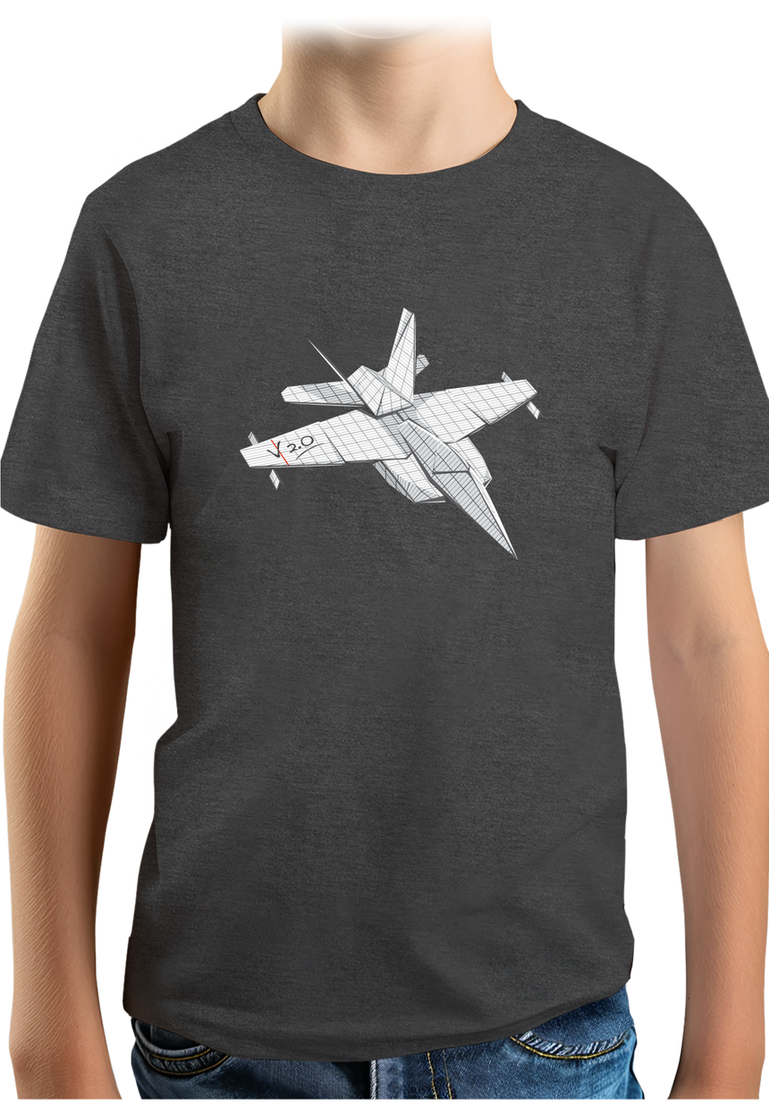 T-Shirt Garçon Avion en papier