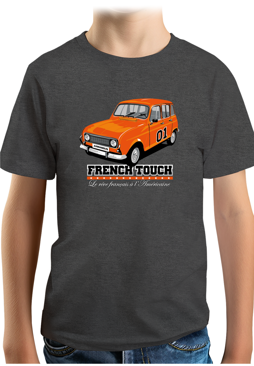 T-Shirt Garçon 4L, le rêve French Touch