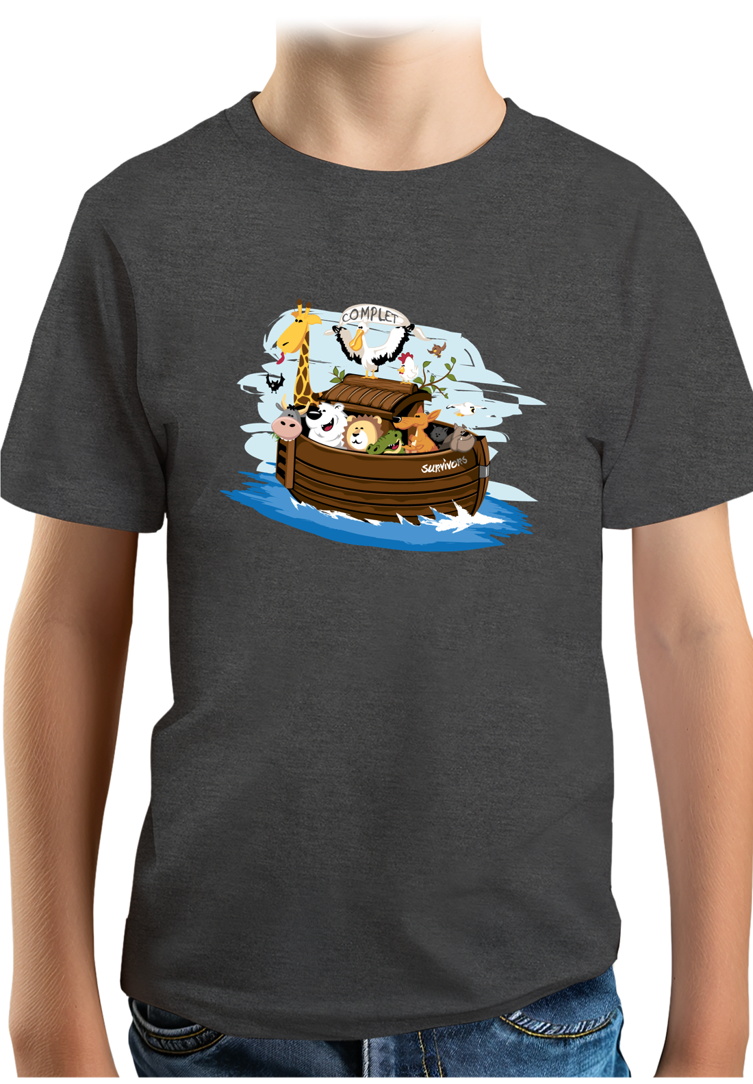 T-Shirt Garçon Arche de Noé (Recto/Verso)