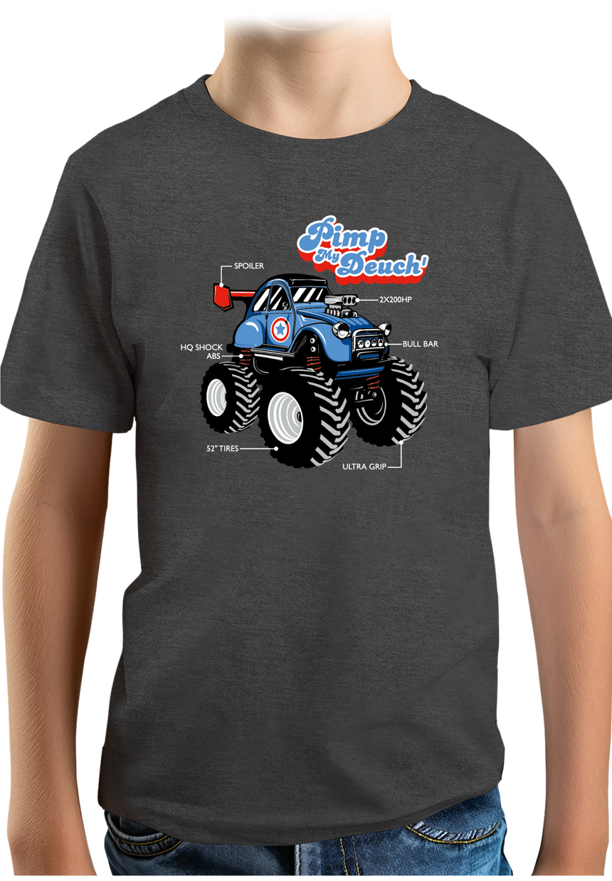 T-Shirt Garçon Voiture Monster 2CV