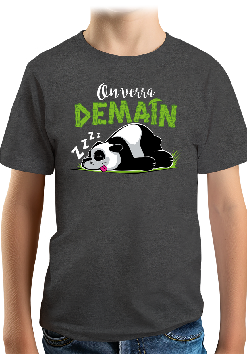 T-Shirt Garçon On verra demain