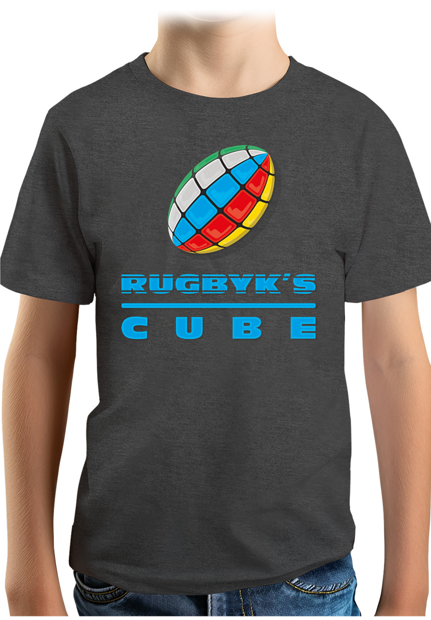 T-Shirt Garçon Rugby cube