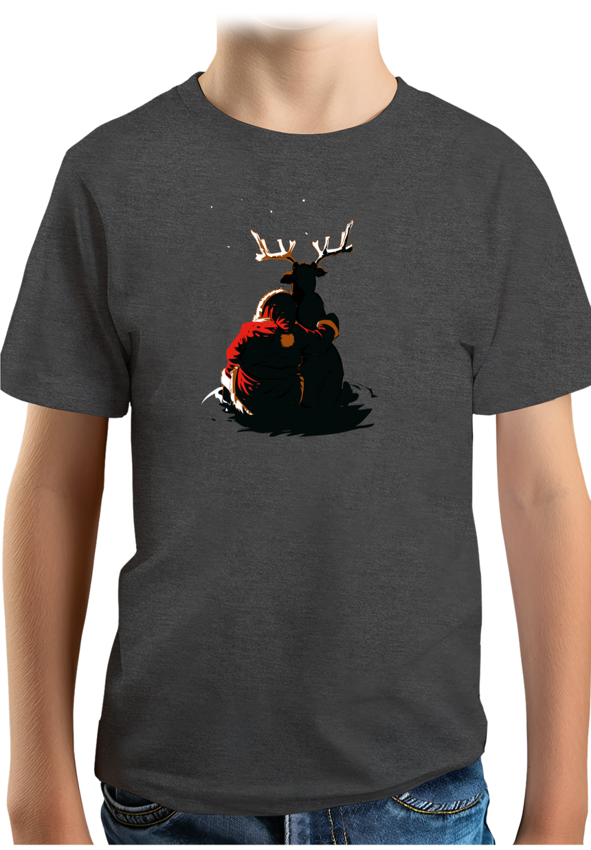 T-Shirt Garçon Renne De Noël