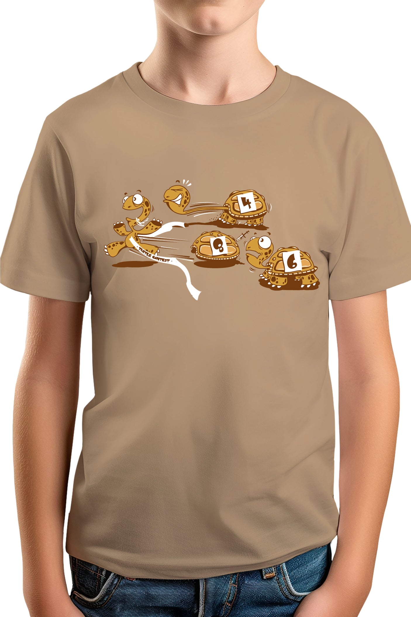 T-Shirt Garçon Course de tortues