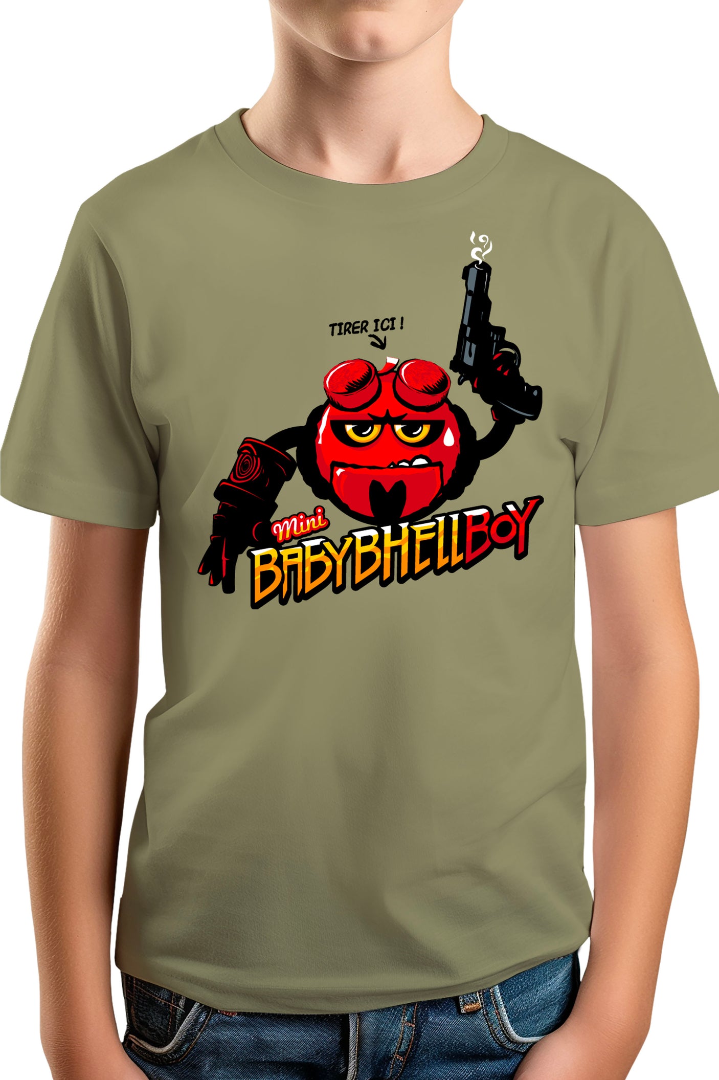 T-Shirt Garçon Baby Hell boy fromage à déguster