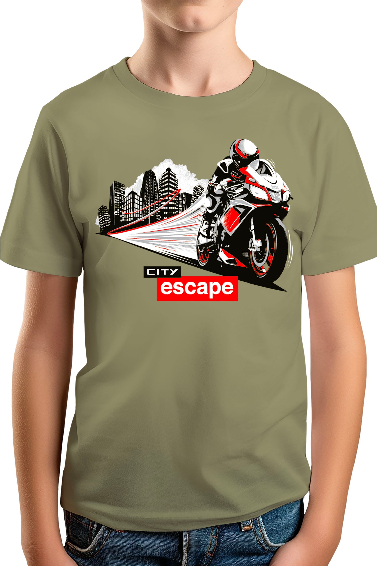 T-Shirt Garçon Milan city escape